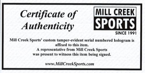 Майкъл Диксън с автограф на футболен клуб Seattle Seahawks С бяло лого (Плосък) MCS Holo #98836 - Футболни топки с автографи