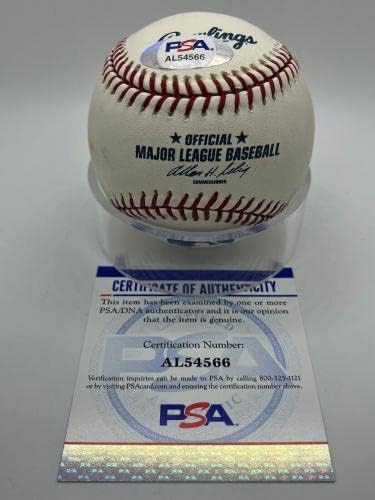 Дон Ларсен Ню Йорк Янкис Подписа Автограф Официален Представител на MLB Бейзбол PSA DNA *66 Бейзболни топки С автографи