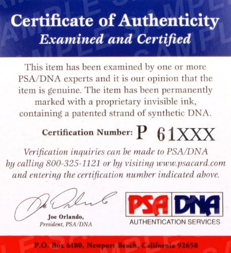 Официален представител на MLB бейзбол Гас Зерниал с автограф Philadelphia Oakland A ' s PSA /DNA #AA37506 - Бейзболни топки с автографи