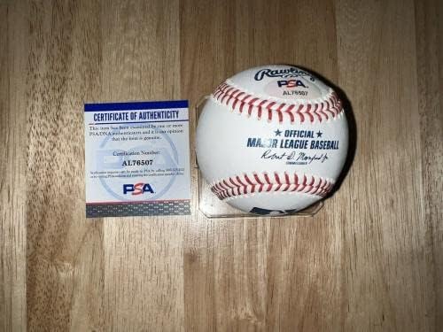 Рон Desantis подписа Официален договор с губернатора на Флорида Мейджър лийг бейзбол PSA / DNA 2 - Бейзболни топки