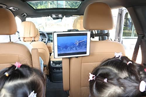 Държач за документи в подголовнике колата Cuxwill за устройства iPad 4-13 , Универсална Детска Растягивающаяся поставка за таблета на задната седалка за iPad Pro 12,9 10,5 9,7 Air Mini,