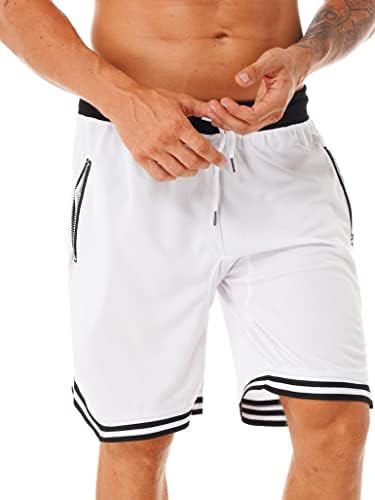 Мъжки Спортни къси Панталони Loodgao С Джобове с цип и завязками За Джогинг, Баскетболни Спортни Шорти, Летни Панталони за Почивка