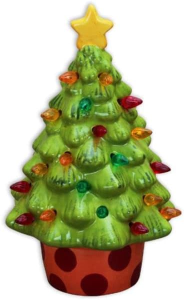 Супер Сладко Малко Светещо Коледно дърво - Начертайте Своя Собствен Керамични Сувенири За спомен