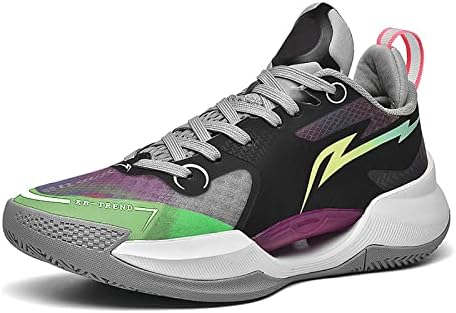 CJSPORX Мъжки Баскетболни обувки с Висок Берцем, Спортни Маратонки Fahion, Нескользящие Тенис обувки За Бягане