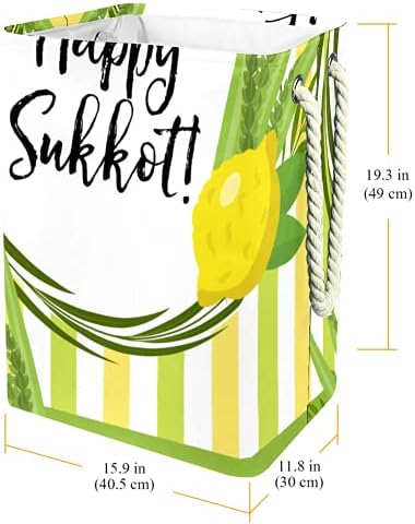 Кошница за дрехи Inhomer Happy Sukkot Сгъваема Кошница За Дрехи на Търговската Кофа За Пране на Организация за Съхранение