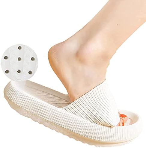 Чехли-възглавници платформа за Мъже и Жени, Лека Обувки за Душ с Отворени пръсти, Удобни Дамски Сандали-Пързалки Cloud,