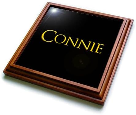 3дРоуз Кони най-популярното име за момче в Америка. Амулет - поставка жълт цвят на черен фон (trv-364288-1)