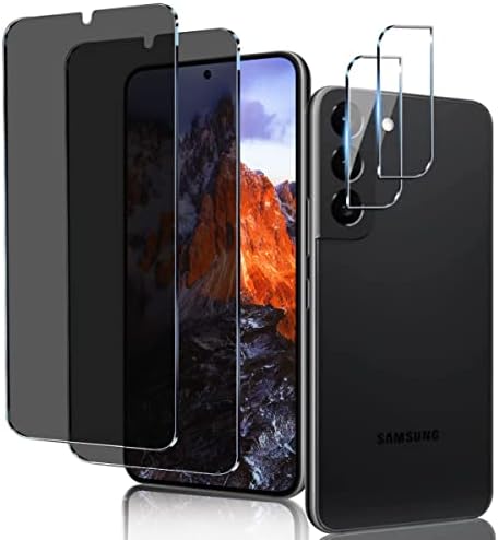 [2 + 2] Защитно фолио за екран неприкосновеността на личния живот и на обектива на камерата на Samsung Galaxy S21 5G