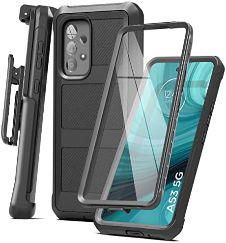 Калъф Samsung а a53 5G в джоба с вградена защита на екрана и скоба за кобура на колана си (Falcon Armor, Galaxy а a53)