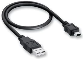 Подмяна на основните кабели с 5-за контакт на кабел USB A към Mini-B - Работи с външни твърди дискове, MP3-плейъри, мобилни