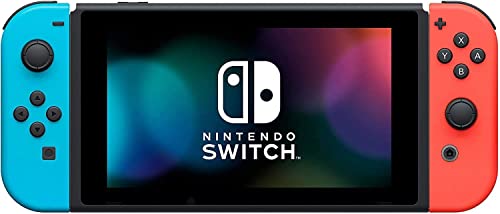 Нова игра набор от Switch Deluxe за празника: Nintendo Switch с неоново-неоново синьо и червено Joy-Con - 6,2-инчов сензорен