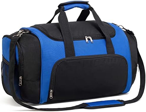 Малка спортна чанта Vorspack - Спортна чанта за мъже и жени с обем 40 л /21 инча, Лека Спортна чанта с джоб за бутилка