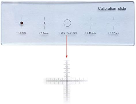 0,01 мм Акупресура Кръстче Микроскоп, Камера Слайд богат на функции Пластинчатая Окото Точно Калибриране на Гама Слайдове
