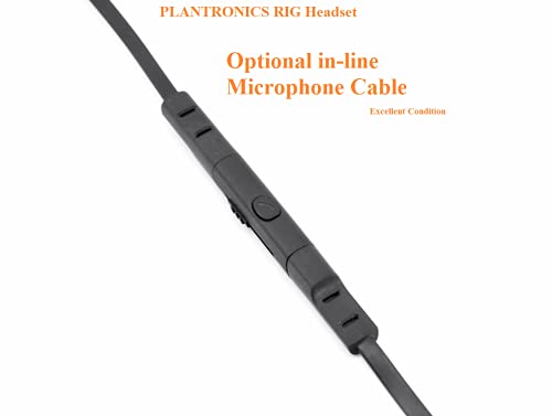 UPBRIGHT Допълнителен вграден Микрофон, кабел, Съвместим със слушалки Plantronics Rig PT-200040-05 за PC, MAC, Xbox 360,