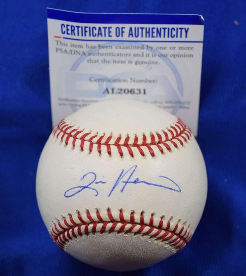 Автограф на Тим Хъдсън PSA ДНК Coa Мейджър лийг Бейзбол с Автограф OML