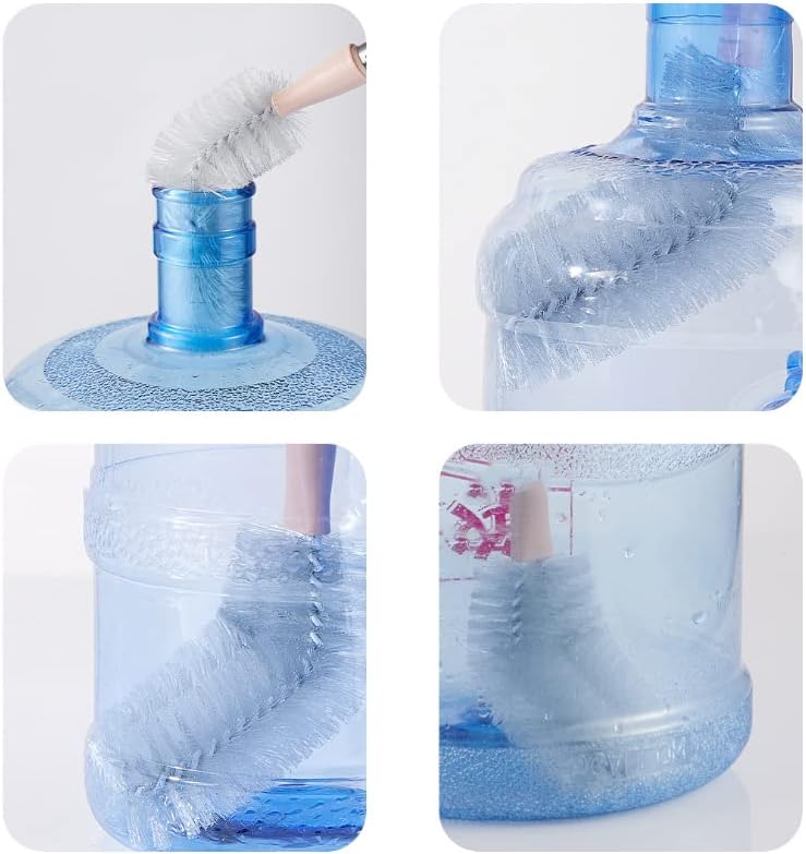 2022 Нова Четка за бутилки с вода от Неръждаема Стомана, 24 'Дълга Четка за Бутилки за Почистване на Пластмаса за многократна