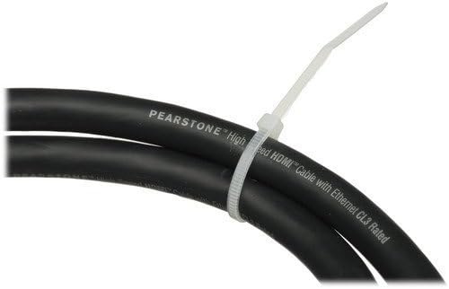 Пластмасови кабелни превръзки Pearstone 4 - Прозрачни (100 броя в опаковка)