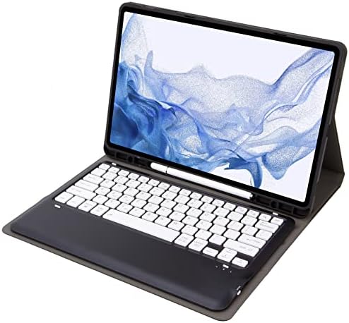 Калъф-клавиатура за Samsung Galaxy Tab S8 Ultra 14,6 см 2022 (SM-X900/X906), Свалящ Безжична Bluetooth клавиатура с притежателя