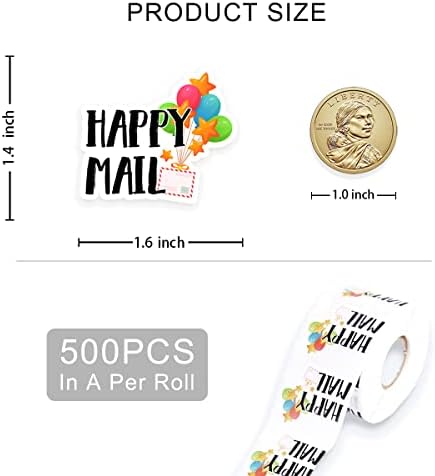 Сладки Етикети за малкия бизнес, Забавни Бизнес етикети Happy Mail, Етикети с благодарност, Стикери Happy Mail, Стикери