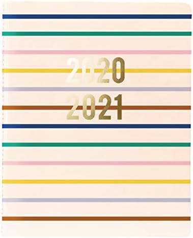 Graphique 2021 Голям Планер от PVC / винил райе – Планер за 14 месеца (20 юли-21 август), 8 x 10 – Включва Седмични и
