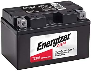 Батерия за мотоциклети и atv-та Energizer TZ10S AGM 12 В, 190 усилвател на студен добив и 8,6 Ah. Заменя: YTZ10S и други
