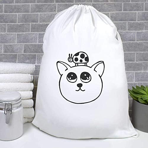 Чанта за пране и съхранение на бельо Azeeda 'Cat & Ladybird' (LB00022872)