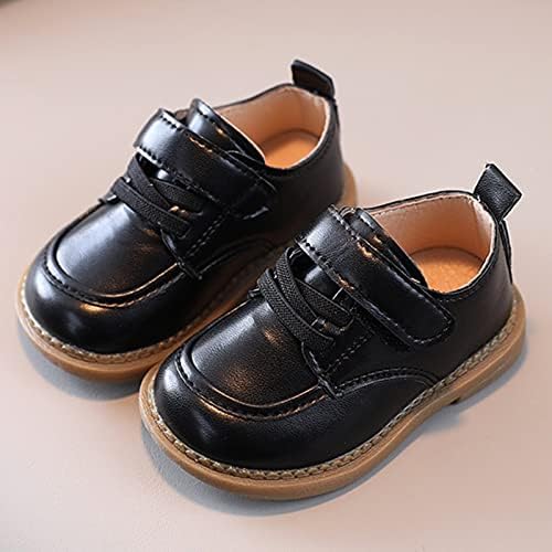 Детски Модел обувки Мода Есен Ежедневни обувки за деца и момчета На дебела подметка с кръгла пръсти и изкривени (Бежово,