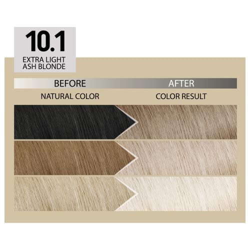Перманентен цвят на косата Il Salone Milano Plex Rebuilder - Боя за коса 10,1 Екстра светло Пепельного цвят - Професионален