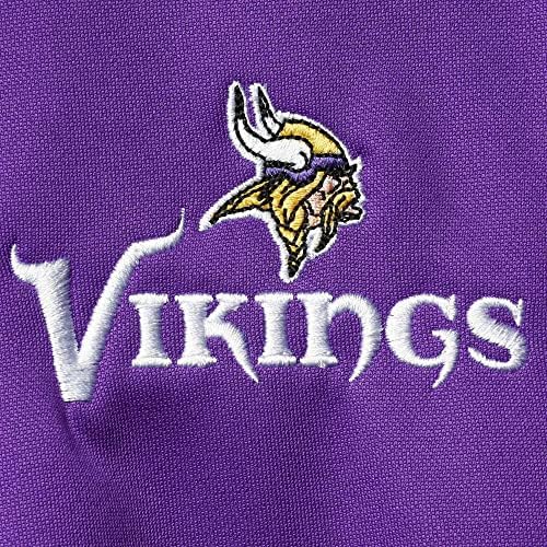 Мъжки hoody Dunbrooke Виолетово-Черна Minnesota Vikings Apprentice с цип