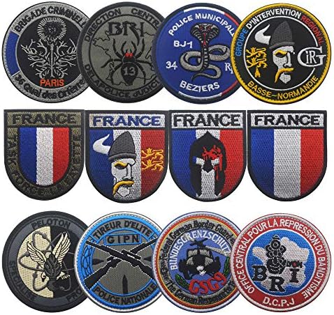 OYSTERBOY 12 бр., Френската Национална полиция и флаг на ПАРИЖ /BJ-1/GSG9/GIPN/GIGN/BRI/общото правило, Тактическа Нашивка
