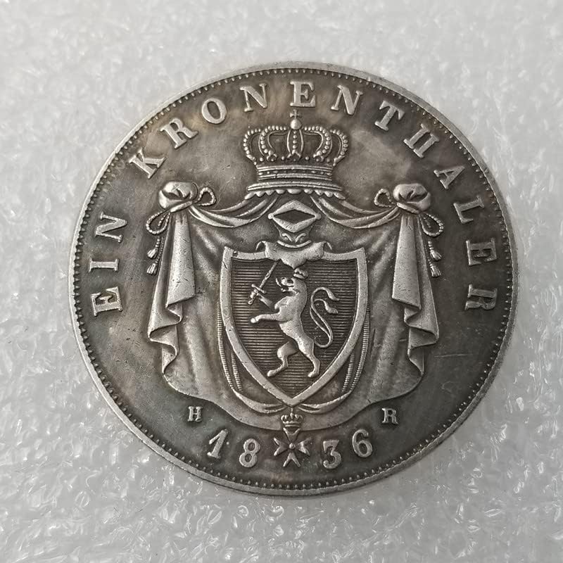 Старинни Занаяти 1836 Лудвиг Немски, сребърно покритие Монета е Точно Копие на Възпоменателни монети 147