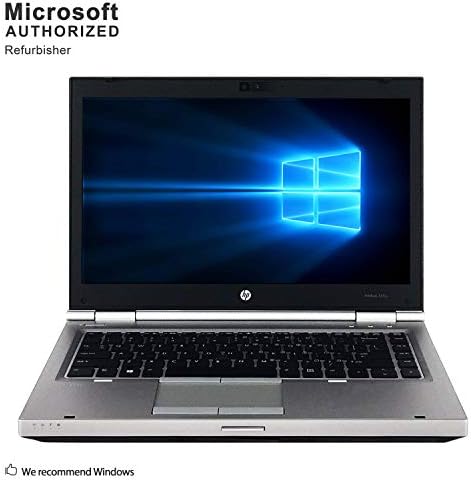 Бизнес лаптоп HP 14in HD Elitebook 8470P процесор Intel Dual Core i5 с честота 2,6 Ghz, 4 GB оперативна памет, 320 GB твърд диск, DVD, VGA, RJ-45, Windows 10 Professional (обновена)