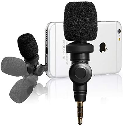 Saramonic Гъвкав кондензаторен микрофон за iPhone 11 Videoblog, микрофон с висока чувствителност за Apple iOS iPhone