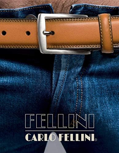 Мъжки колани Carlo Fellini - Колан за мъжко облекло - Мъжки колан от волска кожа ръчна изработка