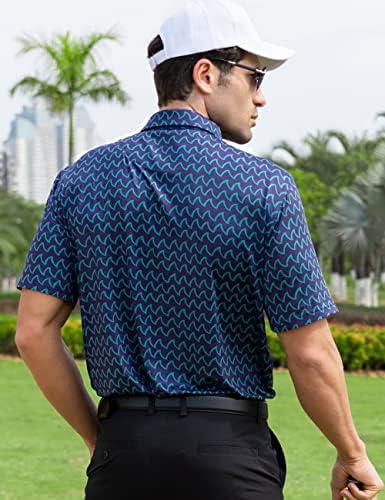 Мъжка риза с къси ръкави за голф, бързо съхнещи Тениски, Топ Влагоотводящий