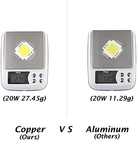 CHANZON Высокомощный led чип 20 W Топло бяло (3000 До 3500 К/с вход 600 ma/DC 30-34 В/20 W) Супер Ярки Интензивността