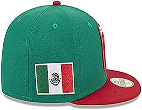 2 ЕЛЕМЕНТА Мексико Бейзболна Шапка, Бейзболна Шапка на Световната класика 2023, Мексико Бейзболна Шапка С Приталенной