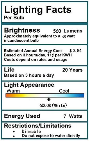 CTKcom Акумулаторна отбивка led лампа 7 W (4 опаковки) -Лампа домашно осветление, Экономящие енергия Интелигентна Светлина,