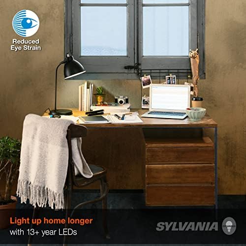 Led лампа LEDVANCE Sylvania за намаляване умората на очите A21, 100 W = 15 W, 13 години, с регулируема яркост, Мат, 5000