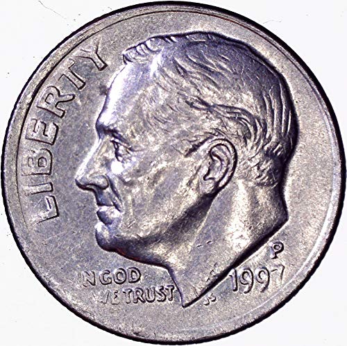 1997 Rv 10 цента Рузвелт Близо до преобразувани