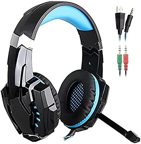 SENHAI G9000 3,5 мм Детска Слушалки За геймърски слушалки, лента за глава за слушалки с микрофон, led Осветление за вашия