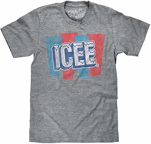 Мъжка тениска С Бледи Логото на ICEE Tee Luv - Тениска С Графичен Модел на Замразени Напитки В Ретро стил