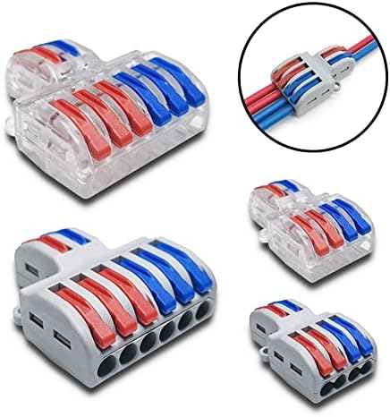 SHUBIAO Mini Быстроразъемные Cable конектори Универсален Компактен Проводник Пружинен Свързващ конектор За публикуване