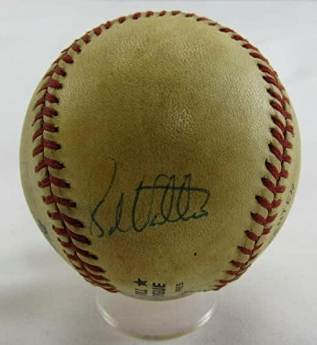 Боби свети валентин Рос Джоунс Подписа Автограф Rawlings Baseball B90 - Бейзболни Топки с Автографи