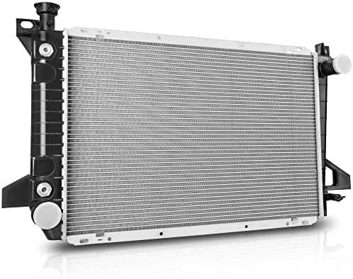 Радиатор DWVO Комплектен Радиатор, който е съвместим с Ford F-150 И F-200 F-250, F-250 HD F-350 Bronco 5.0 5.8 L L V8