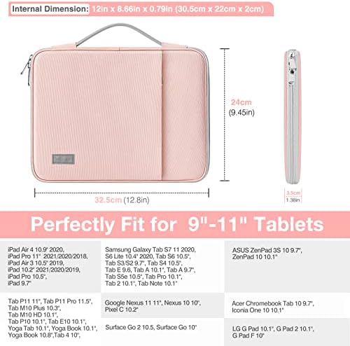 Калъф за таблет MoKo 9-11 инча, идеален за iPad Air 5/4 2022, iPad Pro 11 M2 2022-2018, Galaxy Tab A8 10,5/Tab S8 11
