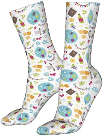 Честит Традиционните Еврейски Чорапи За Великден За Мъже И Жени На Средна По Размер Унисекс Мода, Мъжки Ежедневни Чорапи,