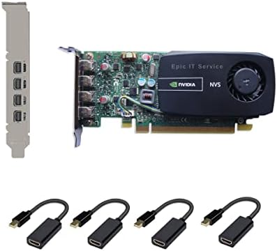 Epic IT Service – Quadro НВМС 510 с четири мини-дисплейпортами, като половинными, така и пълни скоби, и 4 карти mDP-HDMI,