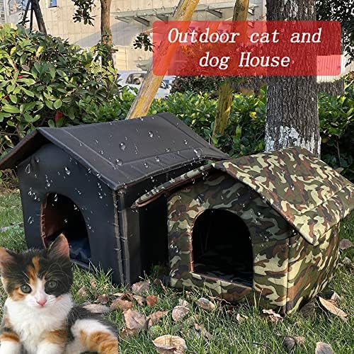 Солидна Голяма къща за кучета В закрити помещения и на открито Защитен от атмосферни влияния, подвижна Къщичка за домашни