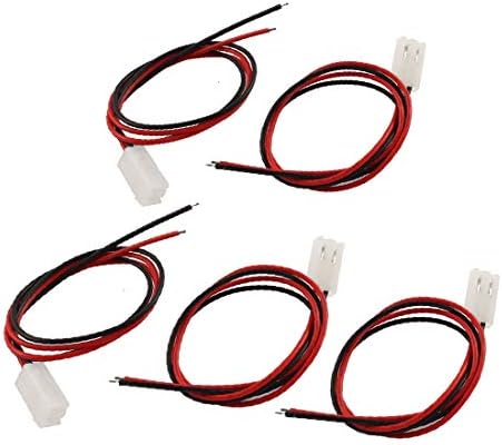 X-DREE 5шт Пластмасов кабел за обжимных клемм със стъпка 3,96 мм, 2P (5шт Пластмасов кабел за обжимных клемм със стъпка